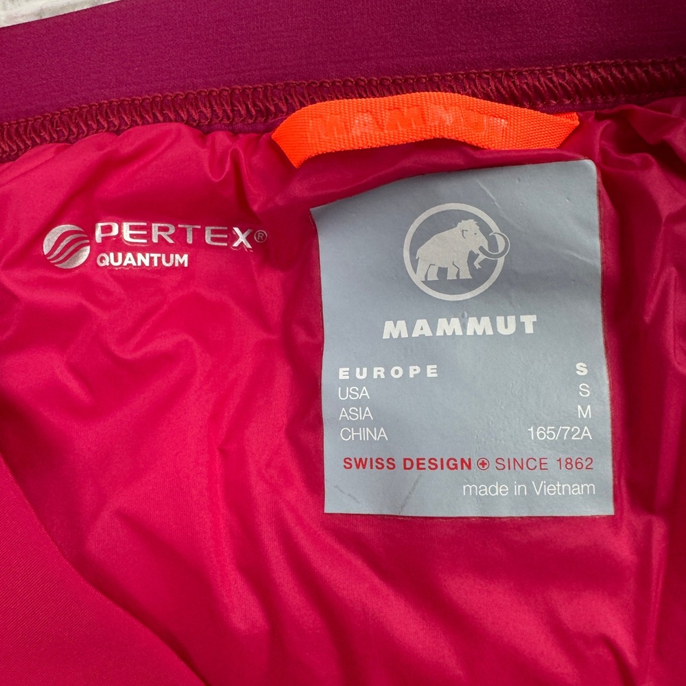 Mammut Skirt Womens Small Pink Dragon Fruit Aenergy Insulated Puffer Zipped S - Picture 3 of 10